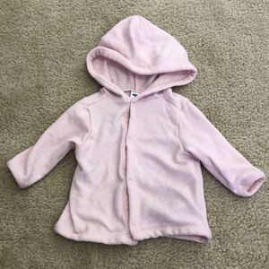 Baby Girl Old Navy Button Up Hooded Sweater